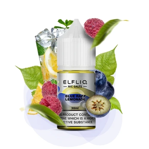 Рідина на сольовому нікотині Elf Liq Nic Blue Razz Lemonade (Блакитний Лимонад) 30мл купить