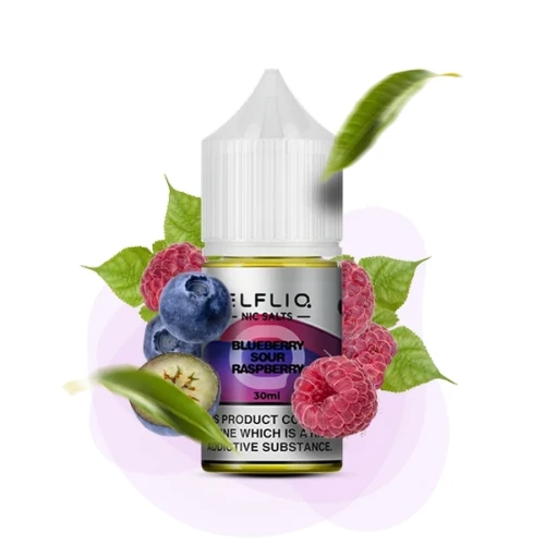 Рідина на сольовому нікотині Elf Liq Nic Blueberry Sour Raspberry (Чорниця Кисла Малина) 30мл купить