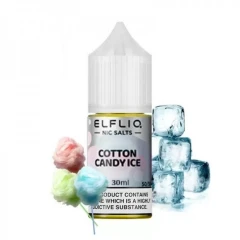 Жидкость на солевом никотине Elf Liq Nic Cotton Candy Ice (Сахарная Вата Лед) 30мл купить