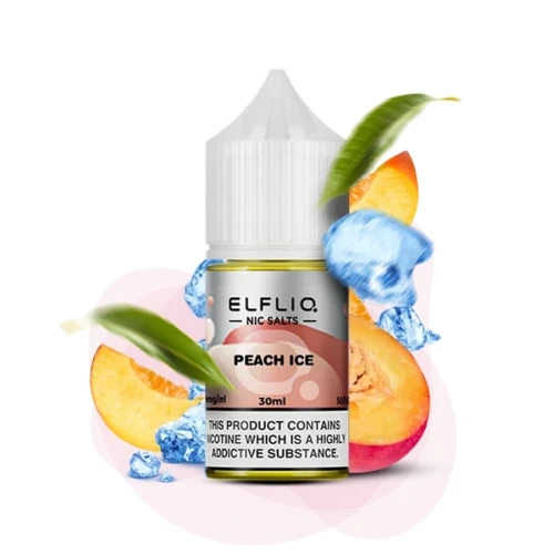 Жидкость на солевом никотине Elf Liq Nic Peach Ice (Персик Лёд) 30мл купить