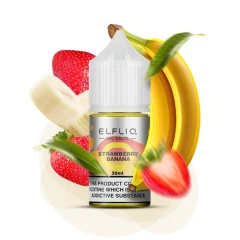 Рідина на сольовому нікотині Elf Liq Nic Strawberry Banana (Полуниця Банан) 30мл купить