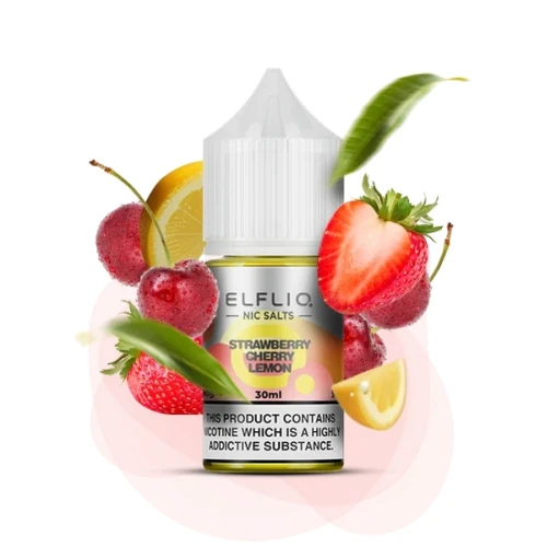 Жидкость на солевом никотине Elf Liq Nic Strawberry Cherry Lemon (Клубника Вишня Лимон) 30мл купить