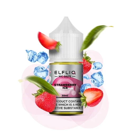 Рідина на сольовому нікотині Elf Liq Nic Strawberry Ice (Полуниця Лід) 30мл купить