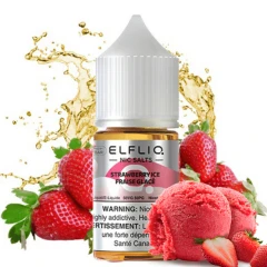 Рідина на сольовому нікотині Elf Liq Nic Strawberry Snoow (Полуниця Сноу) 30мл купить