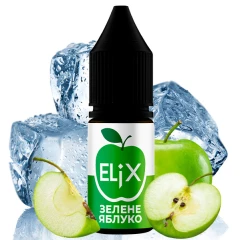 Рідина на сольовому нікотині Elix Green Apple Ice (Зелене Яблуко Лід) 10 мл купить