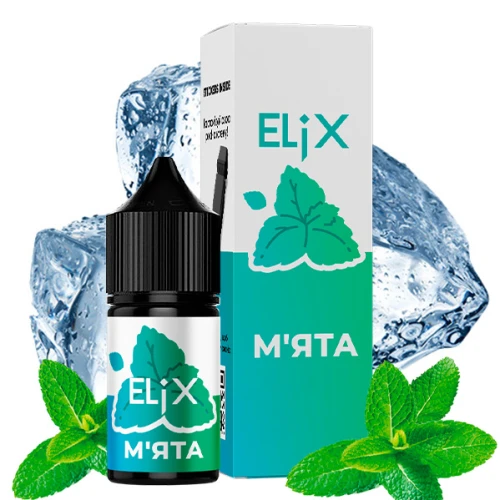 Жидкость на солевом никотине Elix Mint Ice (Мята Лёд) 30 мл купить
