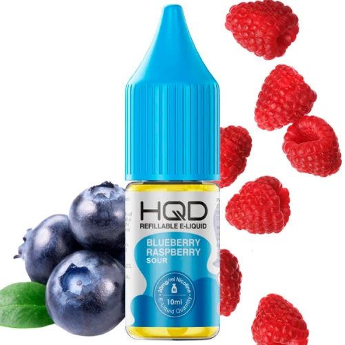 Жидкость на солевом никотине HQD Blueberry Sour Raspberry (Черника Кислая Малина) 10 мл купить