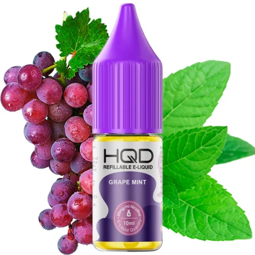 Жидкость на солевом никотине HQD Grape Mint (Виноград Мята) 10 мл купить