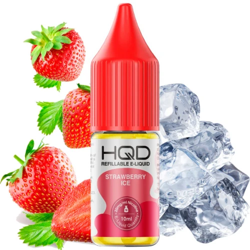 Жидкость на солевом никотине HQD Strawberry Ice (Клубника Лёд) 10 мл купить