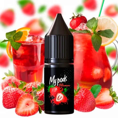 Рідина на сольовому нікотині Hype My Pods Wild Strawberry (Суниця) 10 мл купить