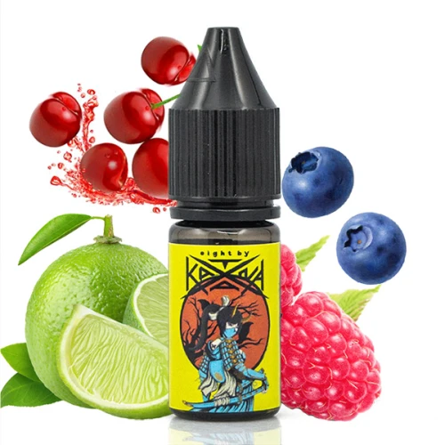 Рідина на сольовому нікотині Eight By Katana Cherry Blue Raspberry Lime (Вишня Блу Малина Лайм) 10 мл купить
