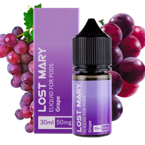 Жидкость на солевом никотине Lost Mary Grape (Виноград) 30 мл купить