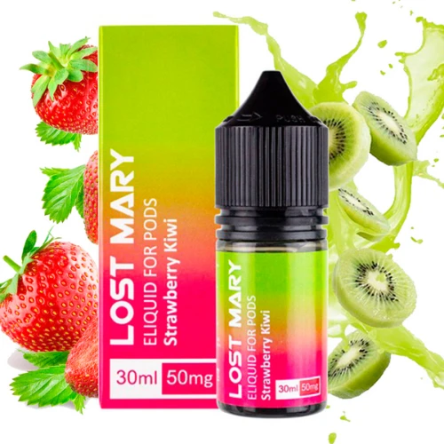 Рідина на сольовому нікотині Lost Mary Strawberry Kiwi (Полуниця Ківі) 30 мл купить