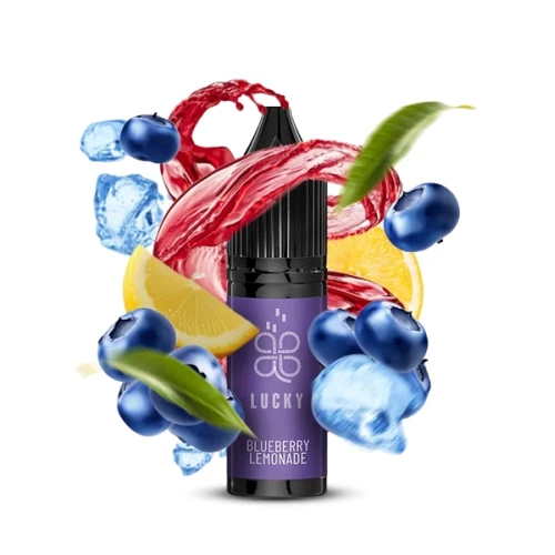 Жидкость на солевом никотине Lucky Blueberry Lemonade (Черника Лимонад) 15 мл купить