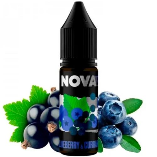 Рідина на сольовому нікотині Nova Blueberry Currant (Чорниця Смородина) 15 мл купить
