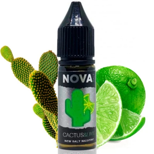 Рідина на сольовому нікотині Nova Cactus Lime (Кактус Лайм) 15 мл купить