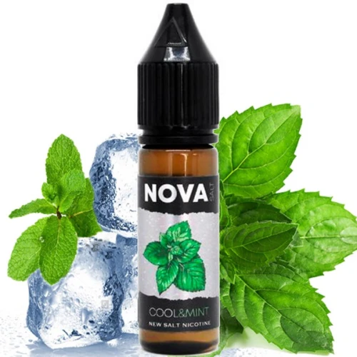 Рідина на сольовому нікотині Nova Cool Mint (Крута М'ята) 15 мл купить