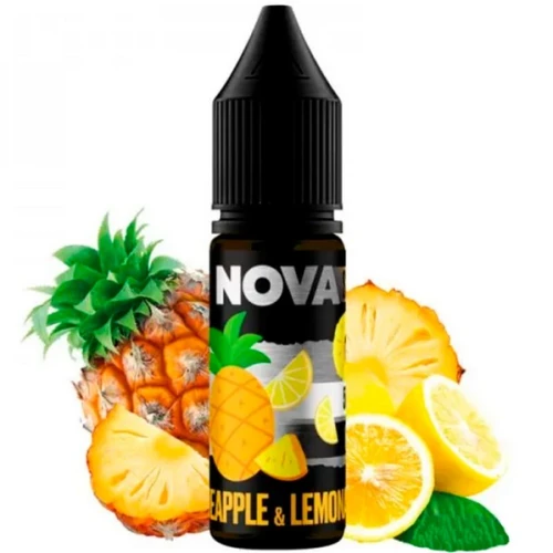 Рідина на сольовому нікотині Nova Pineapple Lemonade (Ананасовий Лимонад) 15 мл купить