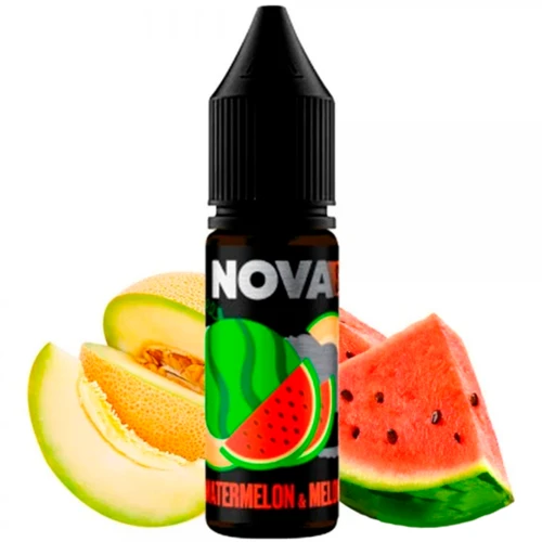 Рідина на сольовому нікотині Nova Watermelon Melon (Кавун Диня) 15 мл купить