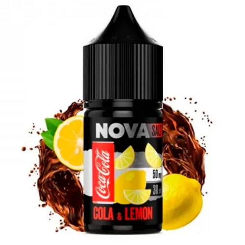 Рідина на сольовому нікотині Nova Cola Lemon (Кола Лимон) 30 мл купить
