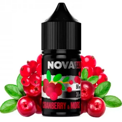 Жидкость на солевом никотине Nova Cranberry Mors (Клюквенный Морс) 30 мл купить