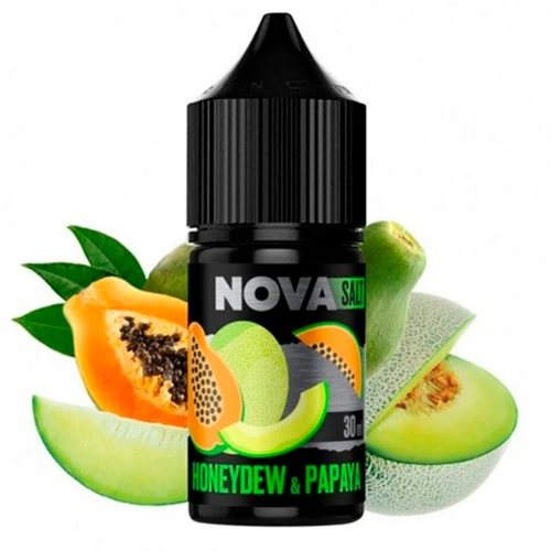 Рідина на сольовому нікотині Nova Honeydew Papaya (Ханідью Папайя) 30 мл купить