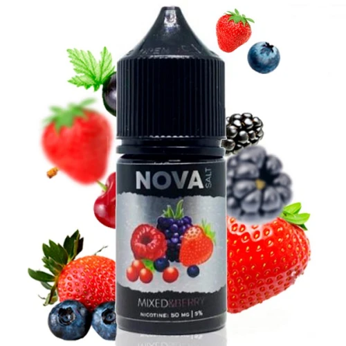 Рідина на сольовому нікотині Nova Mixed Berry (Мікс Ягід) 30 мл купить