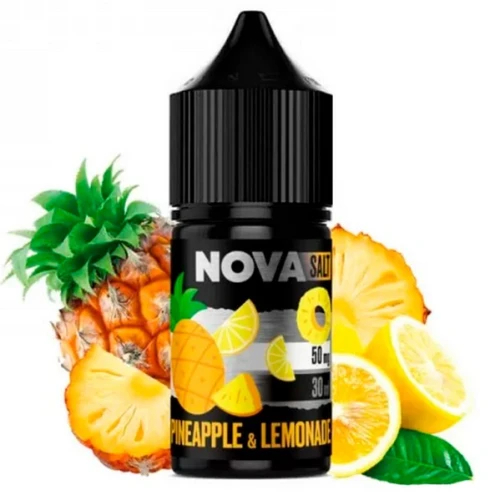 Жидкость на солевом никотине Nova Pineapple Lemonade (Ананасовый Лимонад) 30 мл купить