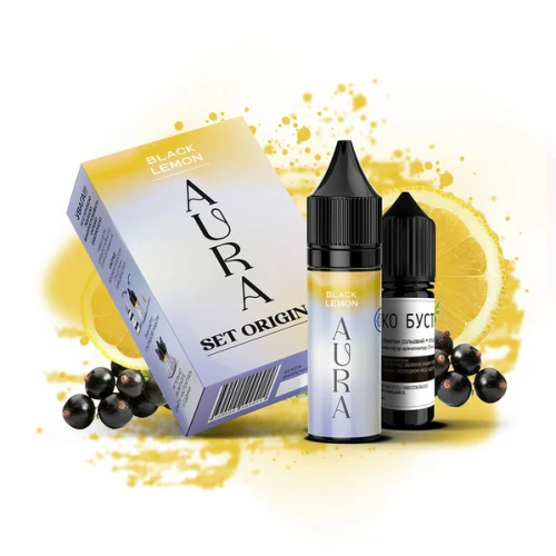 Набір Для Самозамісу Aura Black Lemon (Чорний Лимон) 30 мл купить