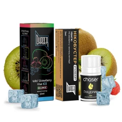 Набор Для Самозамеса Chaser Black Kiwi Wild Strawberry Ice (Киви Вайлд Клубника Лёд) 30 мл купить