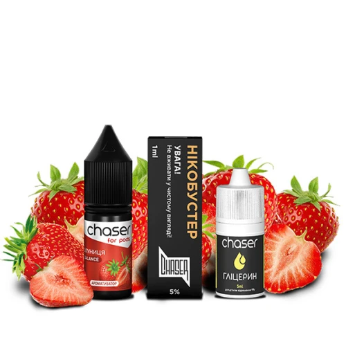 Набір Для Самозамісу Chaser For Pods Strawberry (Полуниця) 10 мл купить
