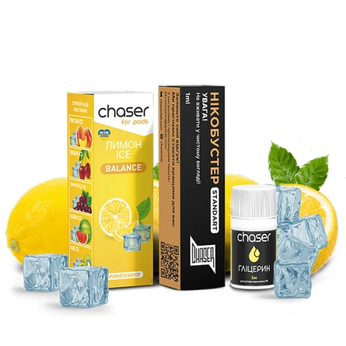 Набор Для Самозамеса Chaser For Pods Lemon Ice (Лимон Лёд) 10 мл купить