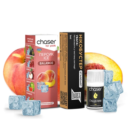 Набор Для Самозамеса Chaser For Pods Peach Ice (Персик Лёд) 10 мл купить