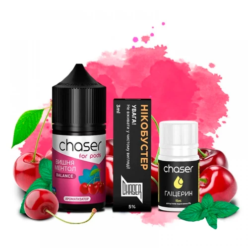 Набор Для Самозамеса Chaser For Pods Cherry Menthol (Вишня Ментол) 30 мл купить