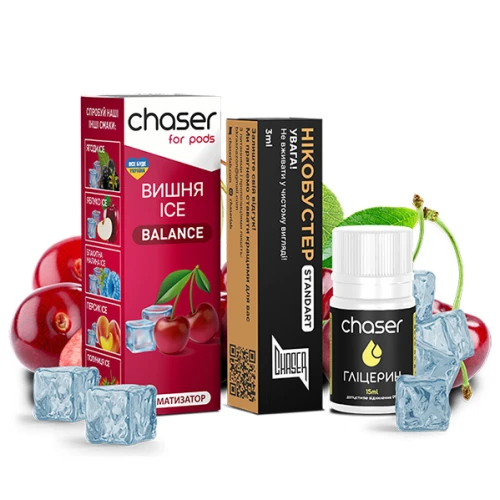 Набор Для Самозамеса Chaser For Pods Cherry Ice (Вишня Лёд) 30 мл купить