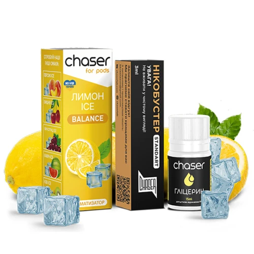 Набор Для Самозамеса Chaser For Pods Lemon Ice (Лимон Лёд) 30 мл купить