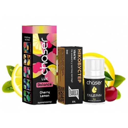 Набір Для Самозамісу Chaser Lux Cherry Lemon (Вишня Лимон) 30 мл купить