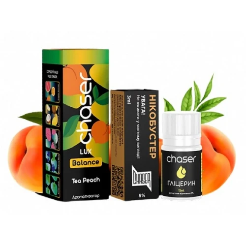 Набір Для Самозамісу Chaser Lux Tea Peach (Чай Персик) 30 мл купить