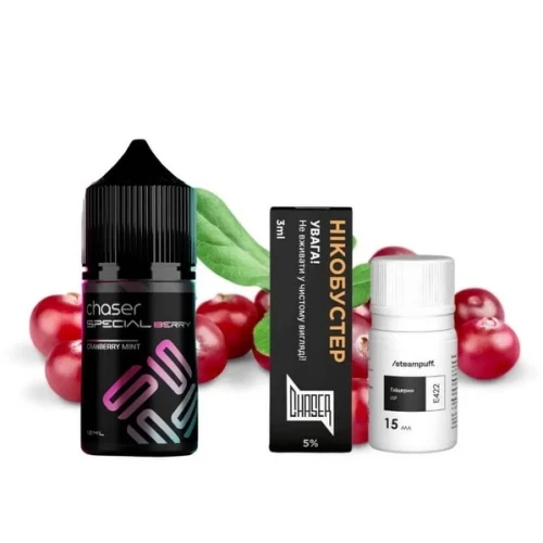 Набор Для Самозамеса Chaser Special Cranberry Mint (Клюква Мята) 30 мл купить