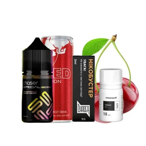 Набор Для Самозамеса Chaser Special Energy Cherry (Энергетик Вишня) 30 мл купить