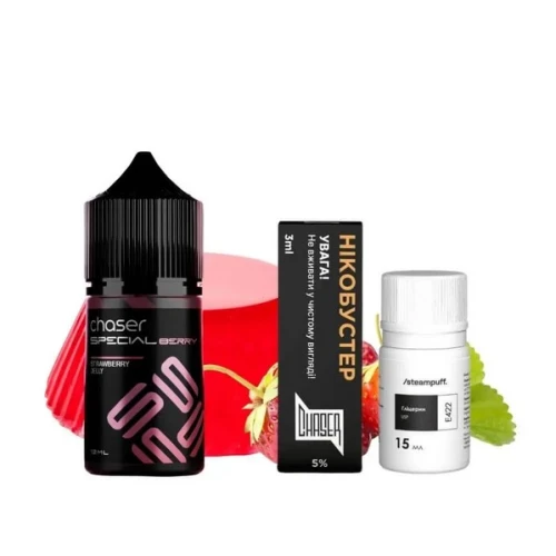 Набор Для Самозамеса Chaser Special Strawberry Jally (Клубника Желе) 30 мл купить