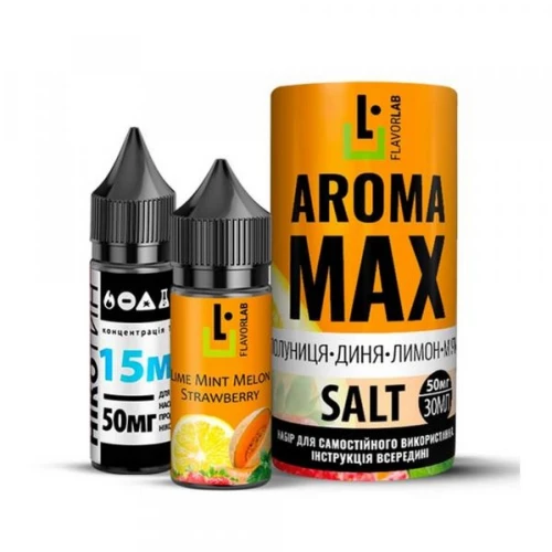 Набір Для Самозамісу Aroma Max Lime Mint Melon Strawberry (Лайм М'ята Диня Полуниця) 30 мл купить