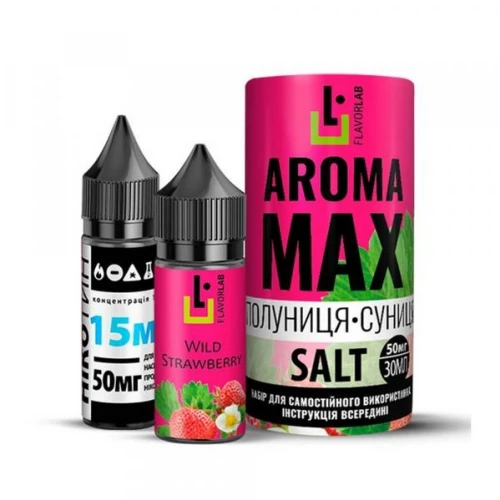Набор Для Самозамеса Aroma Max Wild Strawberry (Земляника Клубника) 30 мл купить