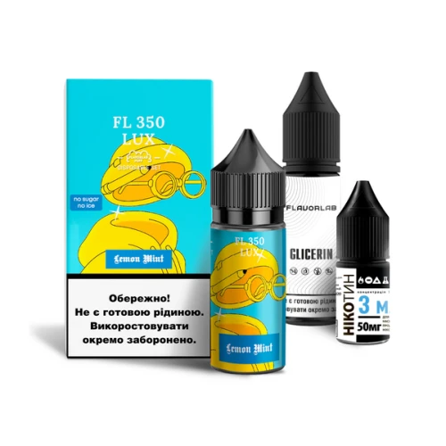 Набір Для Самозамісу Flavorlab FL350 Lux Lemon Mint (Лимон М'ята) 30 мл купить