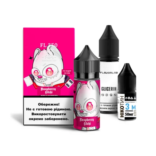 Набор Для Самозамеса Flavorlab FL350 Lux Raspberry Litchi (Малина Личи) 30 мл купить