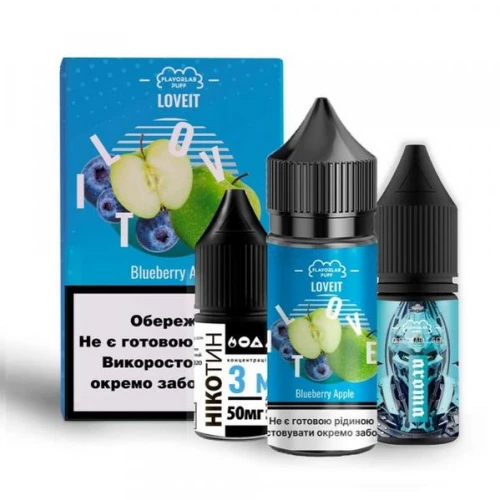 Набор Для Самозамеса Flavorlab Love IT Blueberry Apple (Черника Яблоко) 30 мл купить