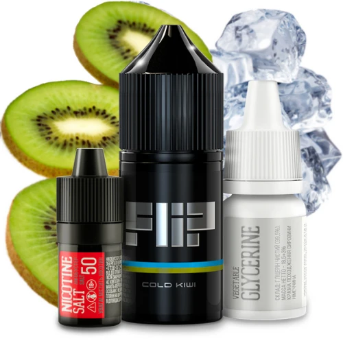 Набор Для Самозамеса Flip Salt Cold Kiwi (Холодный Киви) 30 мл купить