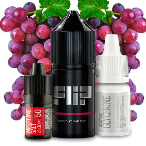 Набор Для Самозамеса Flip Salt Red Grape (Красный Виноград) 30 мл купить