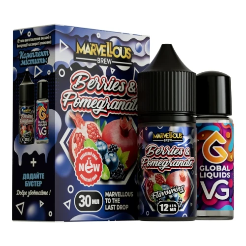 Набор Для Самозамеса Marvellous Brew Berries & Pomegranate (Ягоды Гранат) 30 мл купить