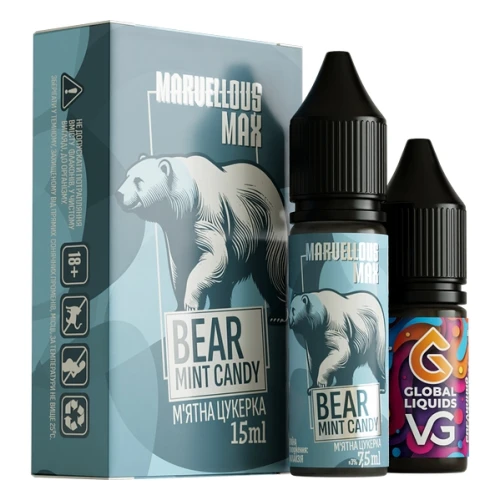 Набір Для Самозамісу Marvellous Max Bear Mint Candy (Беар М'ята Цукерки) 15 мл купить